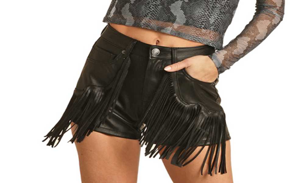 fringe shorts